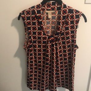 Banana Republic sleeveless blouse.